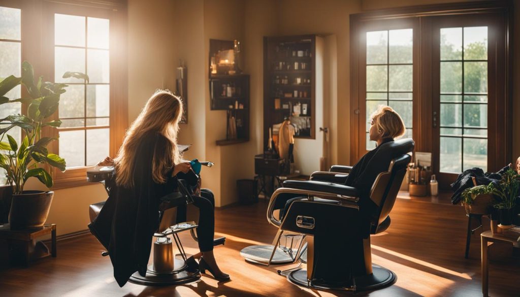 Haarkleuring aan huis