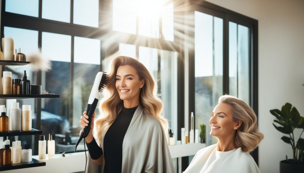 Haarverzorging op locatie