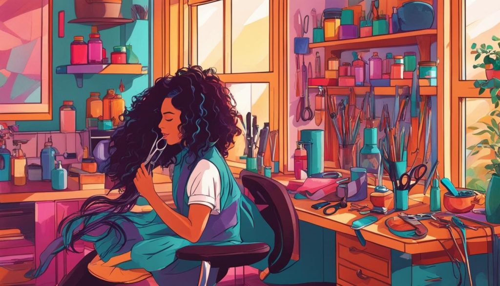 Knippen en kleuren thuis