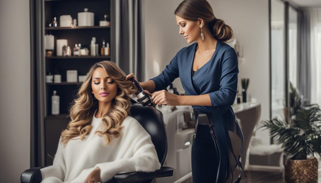 Mobiele haarbehandeling