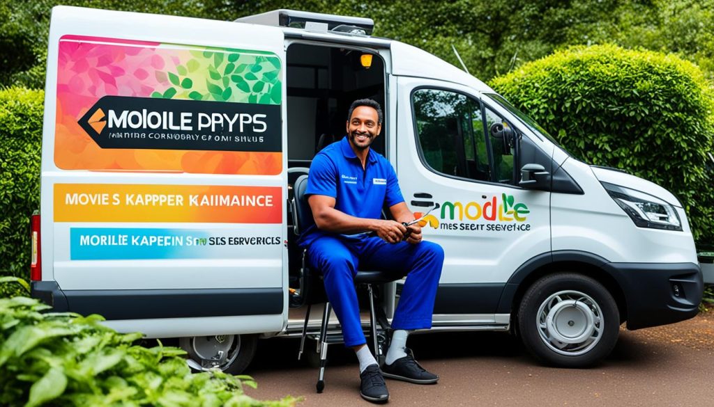 Mobiele kapperservice