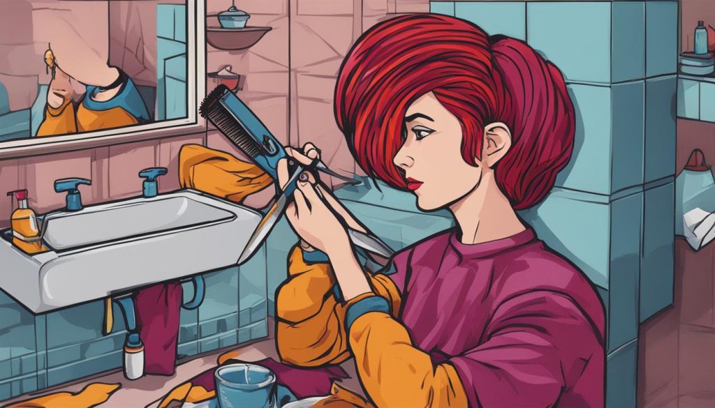 Thuis knippen en kleuren